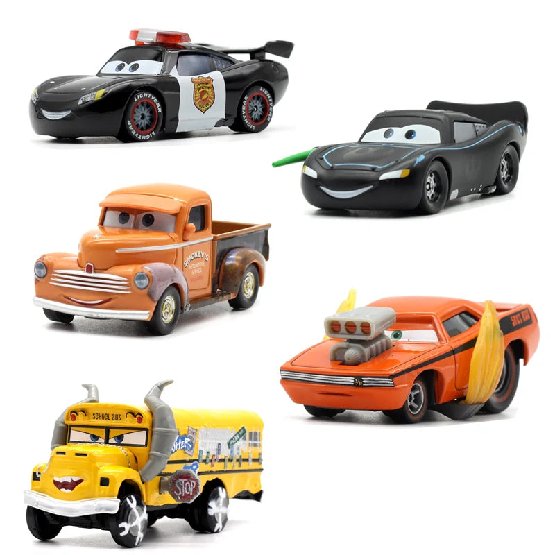HOT Pixar Cars 3 Toys Lightning McQueen Mater Fillmore 4-9CM 1