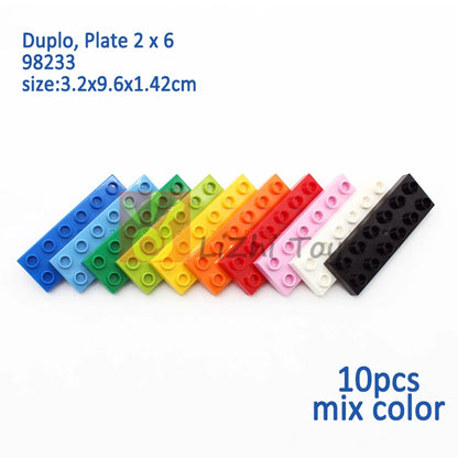 MOC Big Size Building Blocks Bricks Slope Windows Door Car