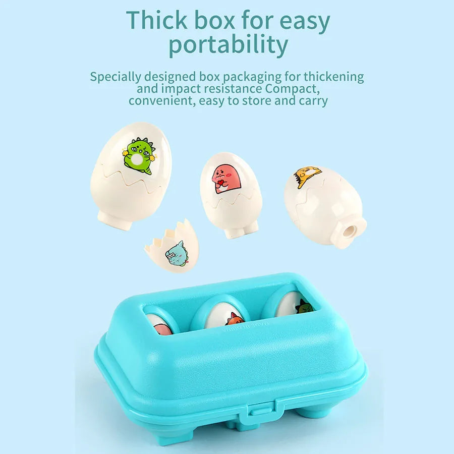 Montessori Eggs 3D Puzzle Learning Education Math Toys