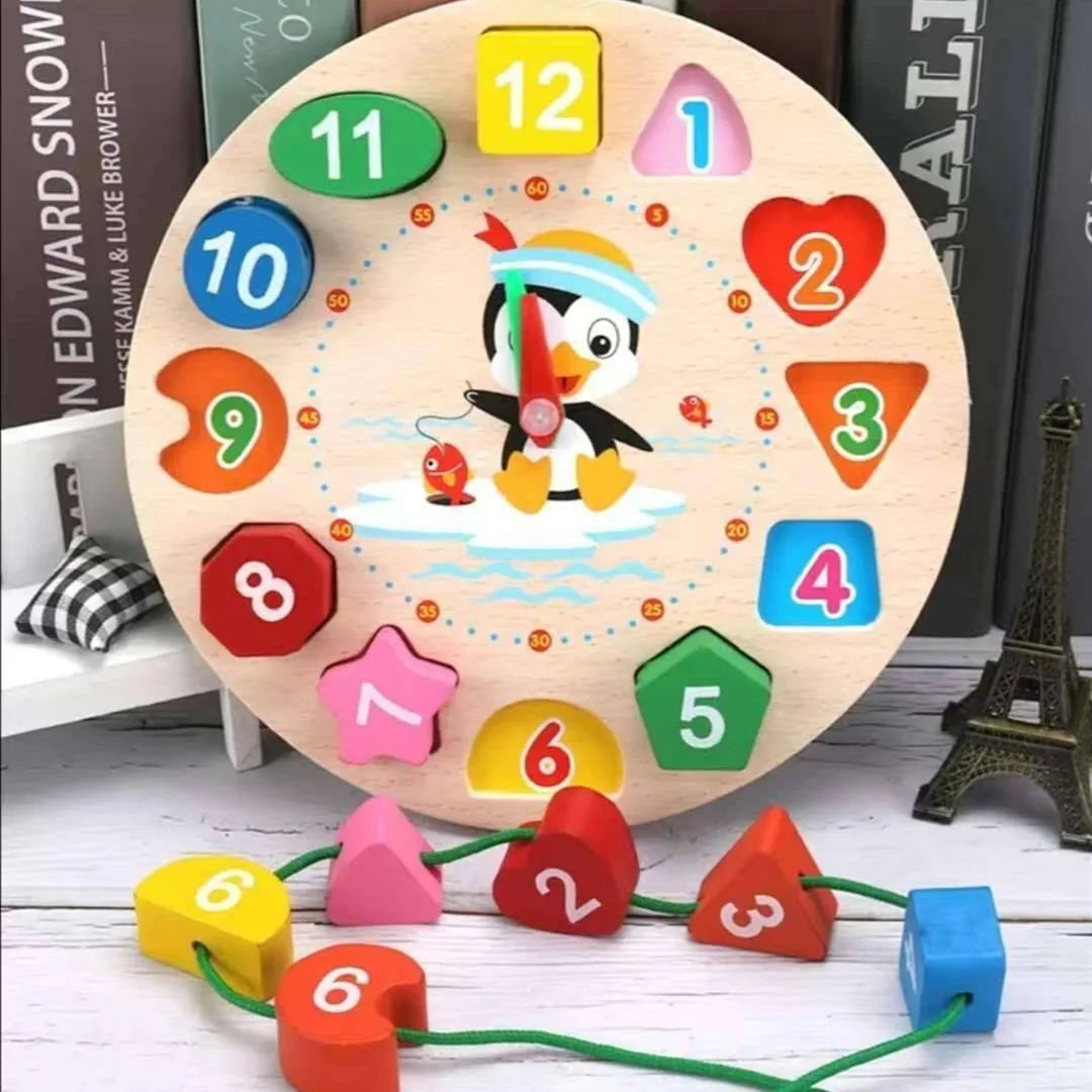 Montessori Toy Wooden Building Blocks Early Learning Educational Toys