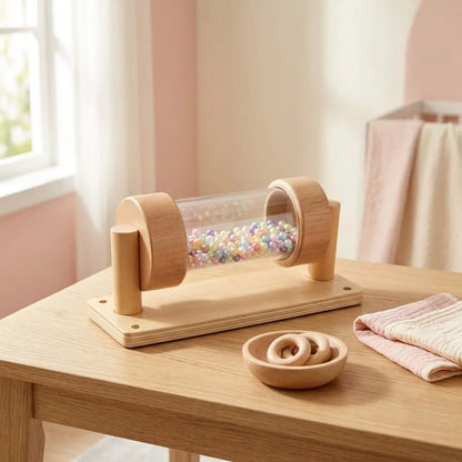 DIY Montessori Busy Board Accessories, Wooden Sensory Educational Toy