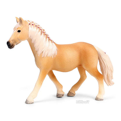 DIY Horse Race Model Horseman Farm Animal Figurines