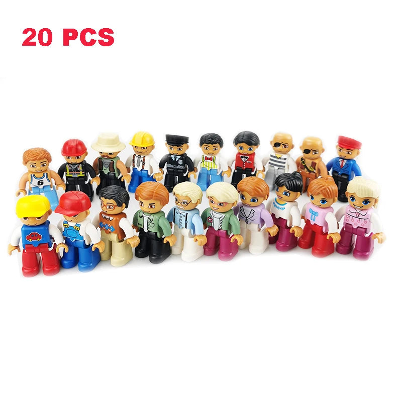 Bulk Big Particle Building Block Accessories Animal House