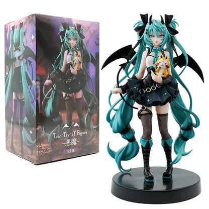 19CM Anime Hatsune Miku figure Demon Series Virtual Singer
