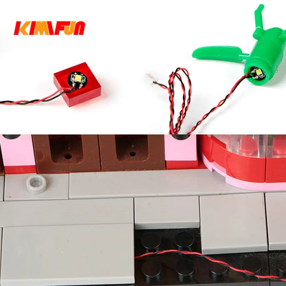10PCS 0.8mm Pin RGB LED For LEGO Building Blocks