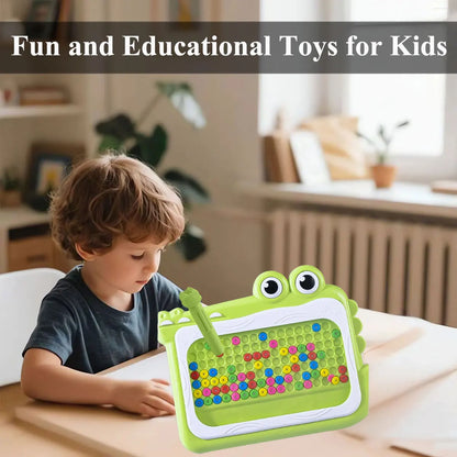 Montessori Magnetic Drawing Board Kids Color Cognition Toy