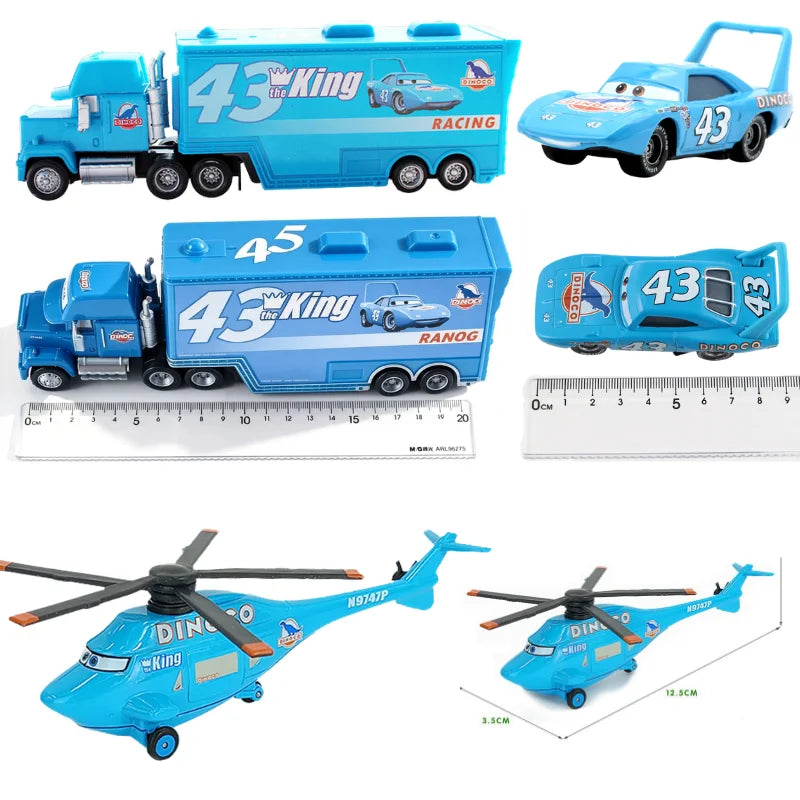 Hot Sale Pixar Cars Lightning McQueen Blue Storm 1:55 Die Casting