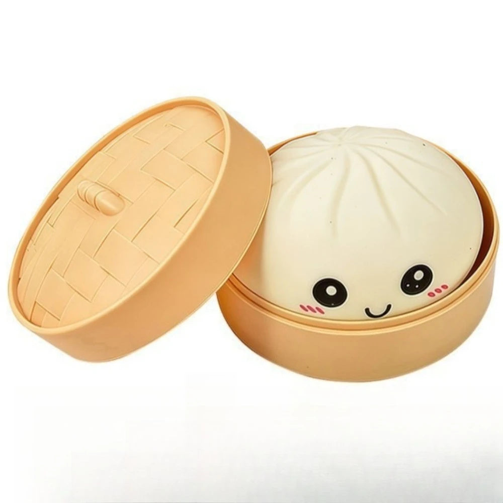 Simulated Colorful Dumpling Squishy Toys Slow Rising Stress