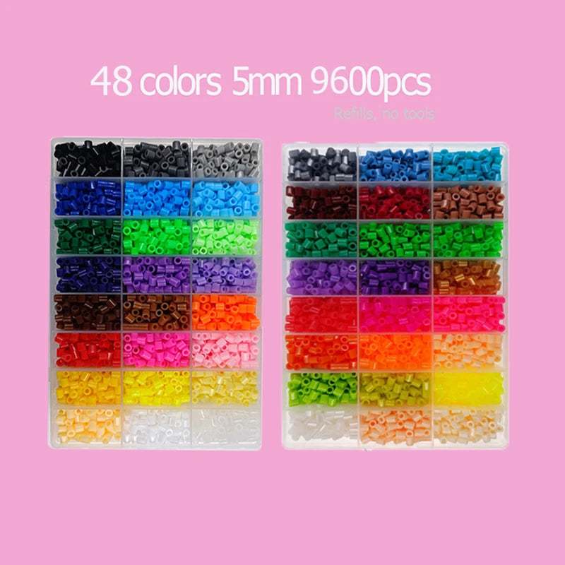 Hama Beads Box Embalagem Thermal Mosaic Ferro Educação Beadss