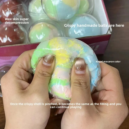 Squishy Stress Balls slow rebound wax skin squeeze toy for Kids