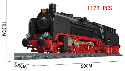 City Train Set Steam Bullet Vehicle Cargo Railway Station