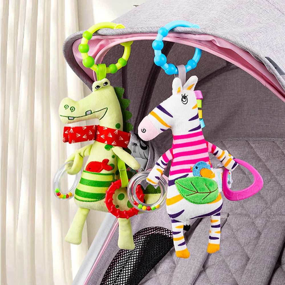 New Soft Giraffe Infant Crib Bed Stroller Baby Rattles For Newborns Car Sea