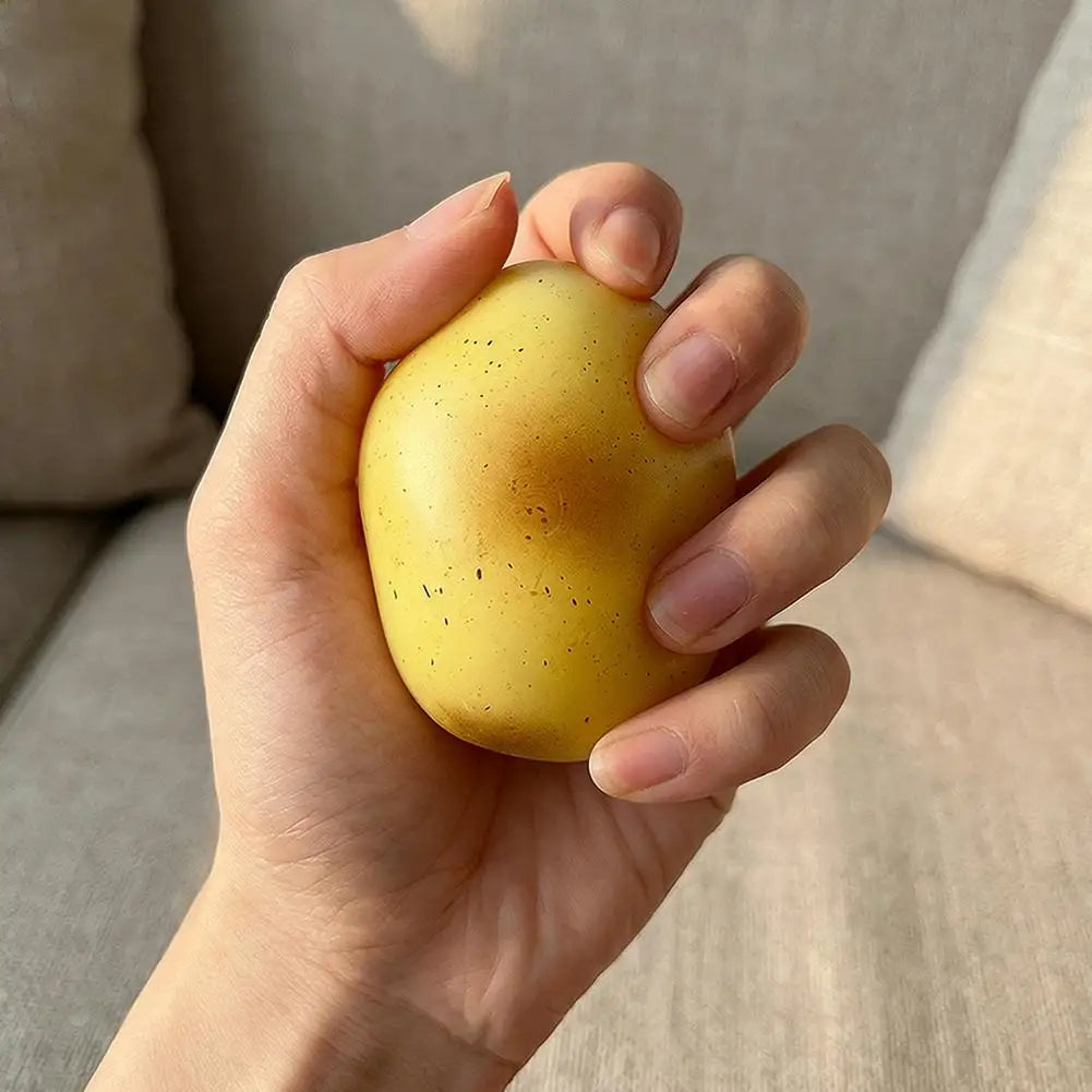 Fluid Potato Squishy Toy Slow Rise Stress Ball, Realistic Fruits Fidget,