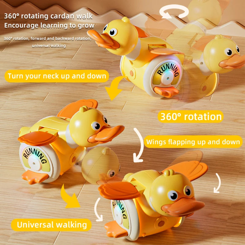 Kids Electronic Pet Toys Dancing Octopus&Duck Musical Penguin Baby Crawling Toys