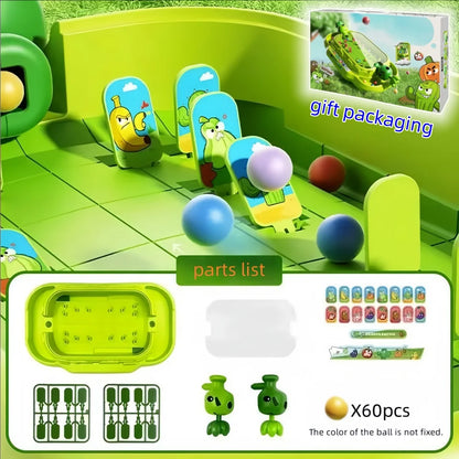 Plants VS Zombies 2-Player Tabletop Shooting Battle Game