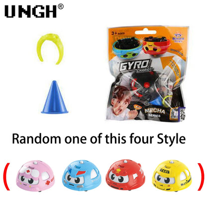 UNGH Rotating Gyro Watch Battle Cars Spinning Top Toy Pull Back