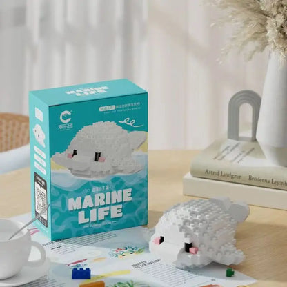 Creative Marine Life Mini Building Blocks Children's Marine Animal Model