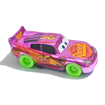Pixar Cars Electroplated Pink 95 Lightning McQueen