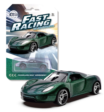 1:64 Color Change Alloy Car Toys for Kids Temperature Sensing Inertial Pull Back