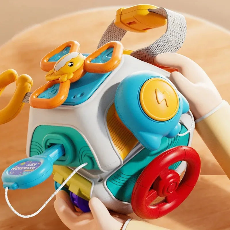 Baby Space Busy Ball — Montessori Sensory Toy for Toddlers