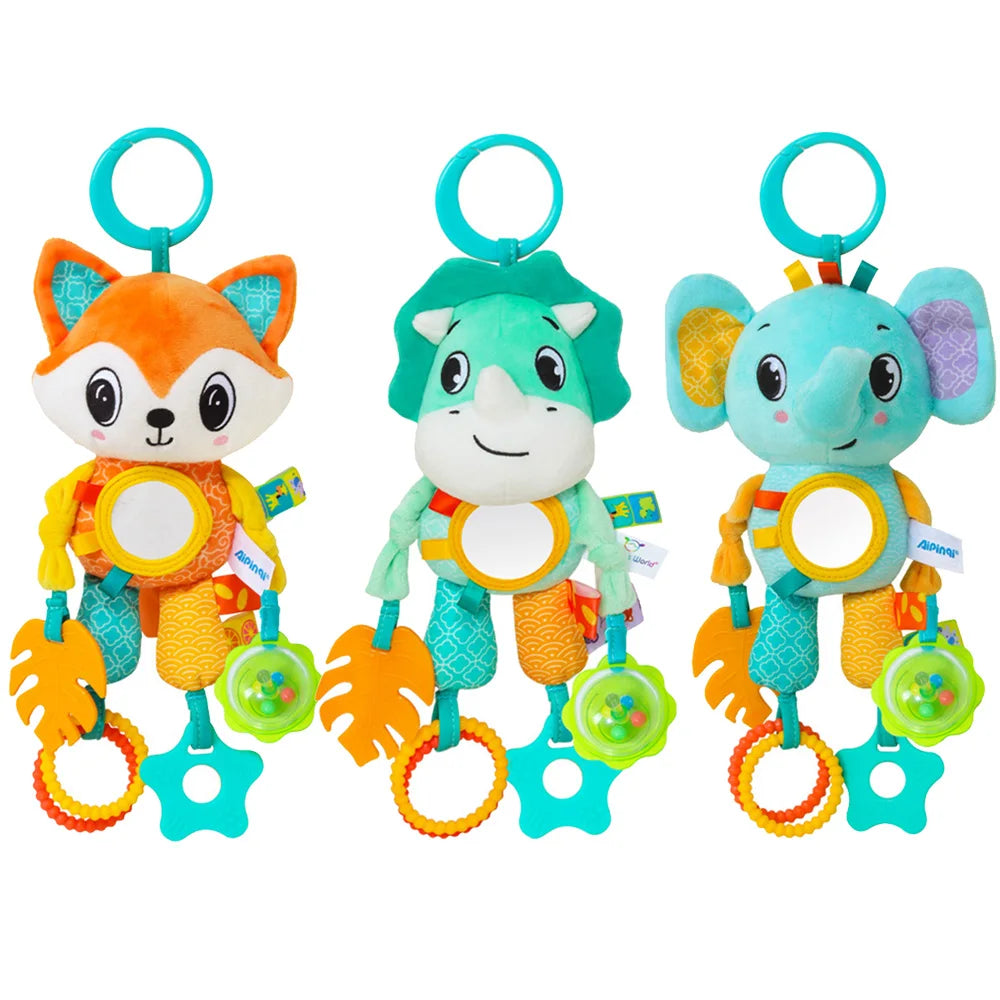 Baby Car Seat Toys Baby Hanging Toys Stroller Crib Gym or CarSeat with Teether