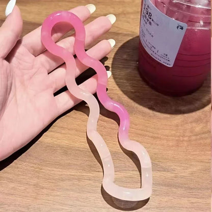 Temperature Change Rrainbow Deformable Rope Pressure Stress Relief Toys