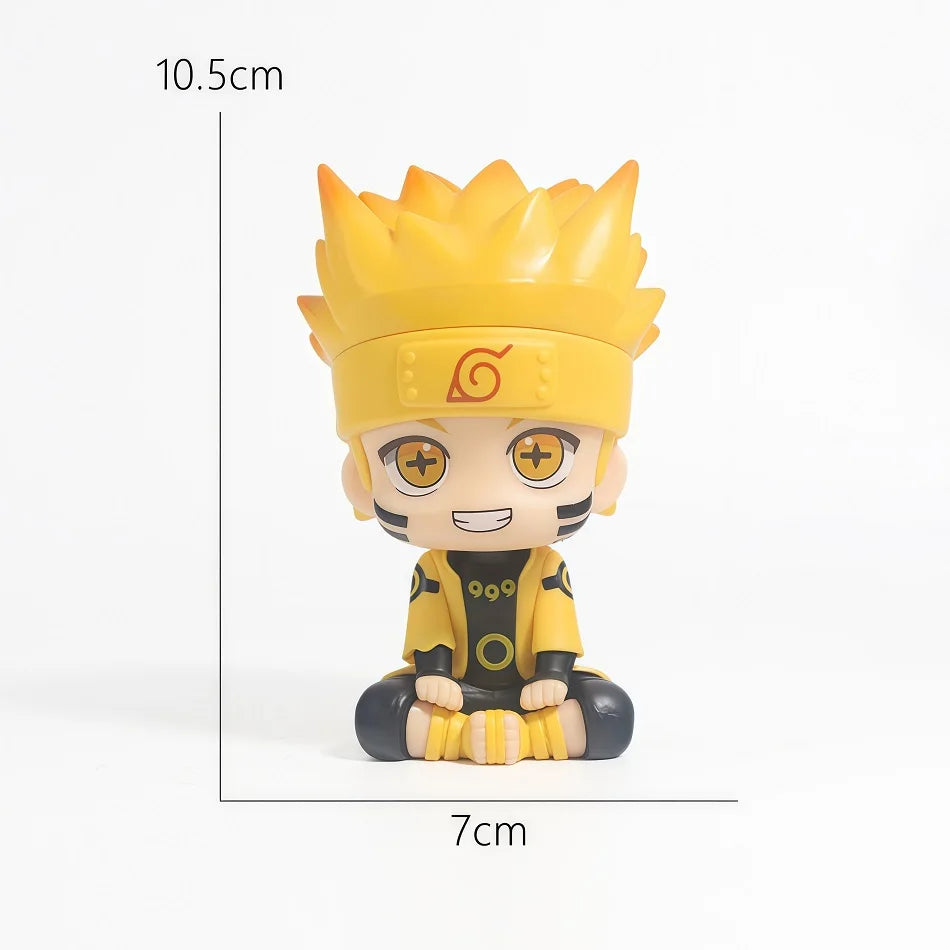 22cm Naruto Shippuden Anime Figure AK Uzumaki Naruto Uchiha Sasuke Action Model Pvc Statue