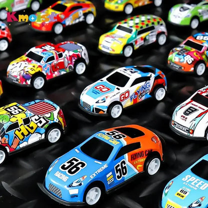 Alloy Pull Back Cars Kids Mini Metal Vehicles Toy Set