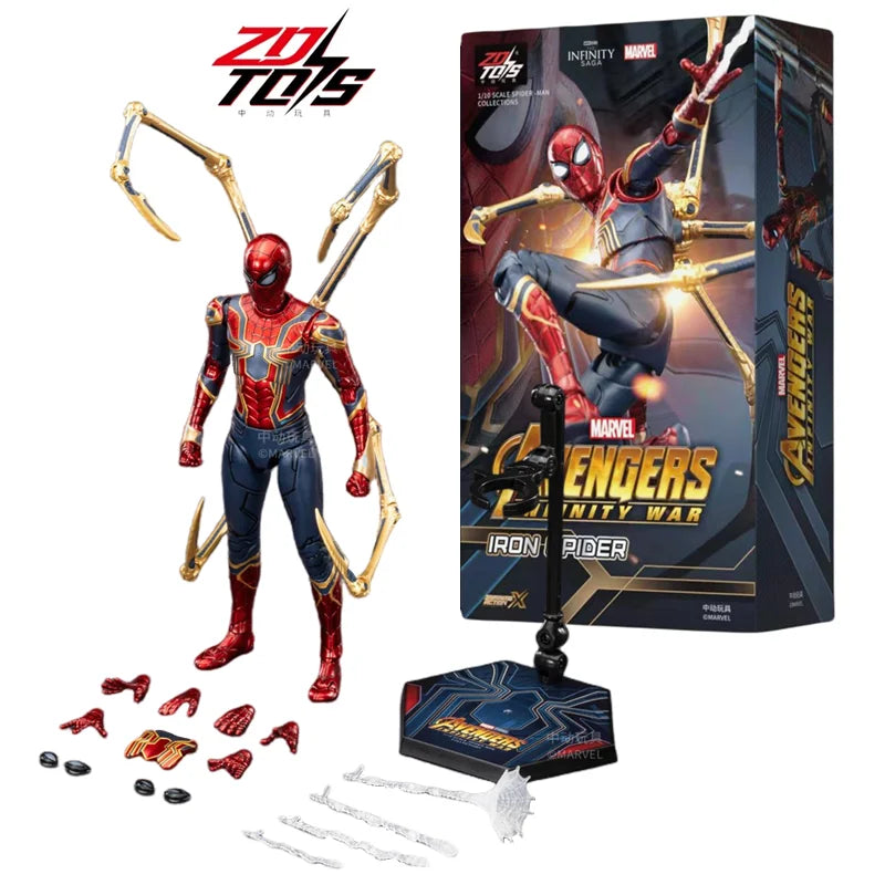 ZD Toy Iron Spider Man Advanced suit legends