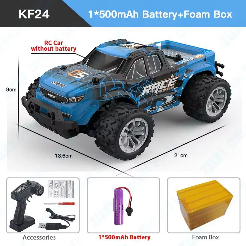 ZWN 1:16/1:20 2.4G Model RC Car With LED Light 2WD Off-road Remote Control