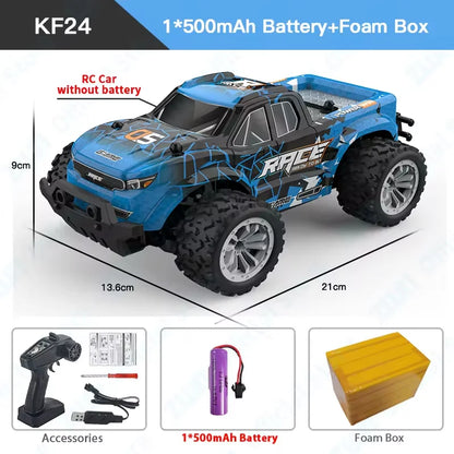 ZWN 1:16/1:20 2.4G Model RC Car With LED Light 2WD Off-road Remote Control