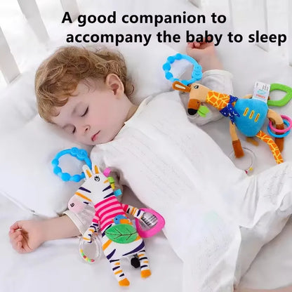 New Soft Giraffe Infant Crib Bed Stroller Baby Rattles For Newborns Car Sea