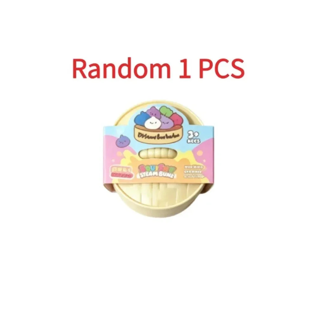 Blind Box Colorful Simulated Dumpling Squishy Relaxing Relieve