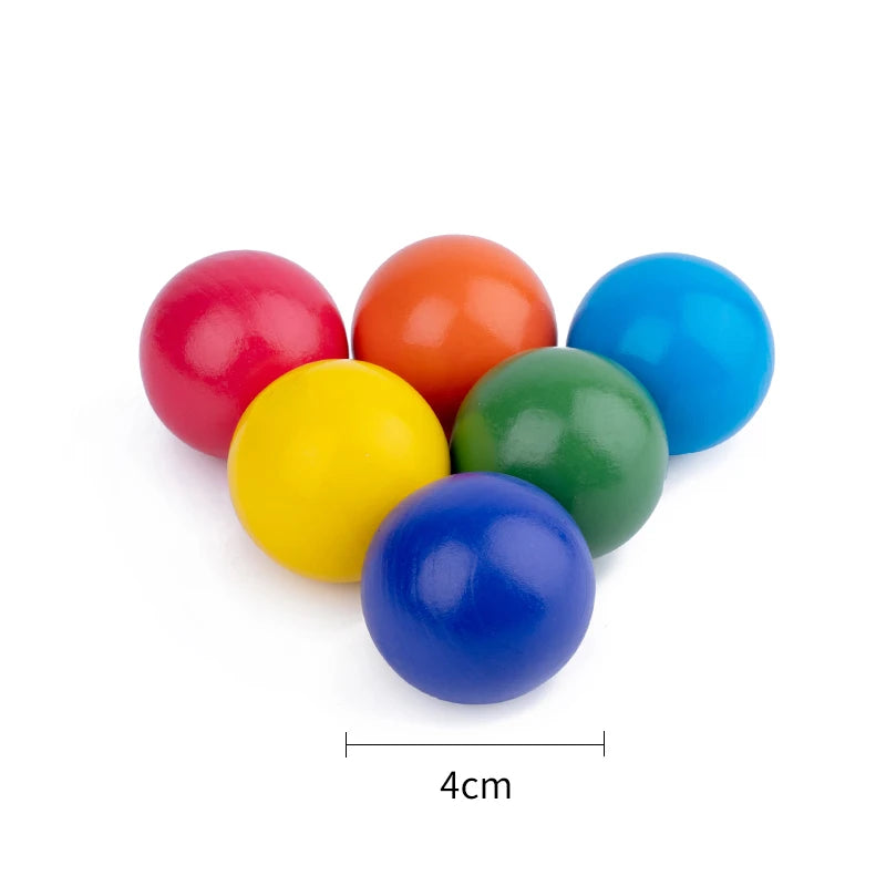 Wooden Rainbow Block Colorful Stacking Building Block