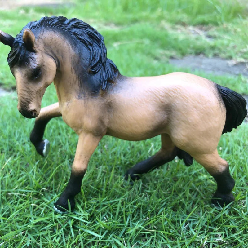 DIY Horse Race Model Horseman Farm Animal Figurines