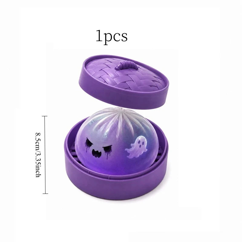 Glitter Halloween Ghost Dumplings Squishy Soft