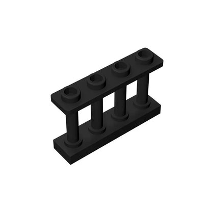 100pcs 15332 DIY Building Blocks 1x4 Railing Thick Figure
