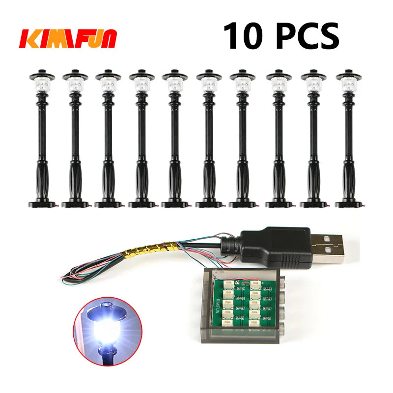 10PCS 0.8mm Pin RGB LED For LEGO Building Blocks