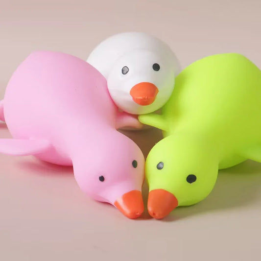 Squishies Antistress Duck Fidgets Toys Cute Goose Animals Vent Toys
