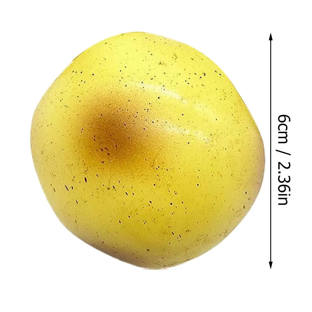 Fluid Potato Squishy Toy Slow Rise Stress Ball, Realistic Fruits Fidget,