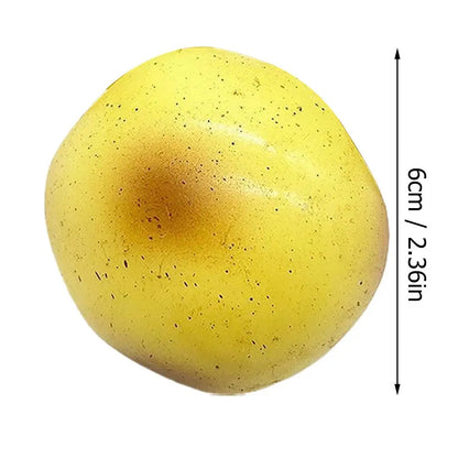 Fluid Potato Squishy Toy Slow Rise Stress Ball, Realistic Fruits Fidget,