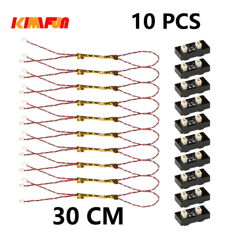 10PCS 0.8mm Pin RGB LED For LEGO Building Blocks