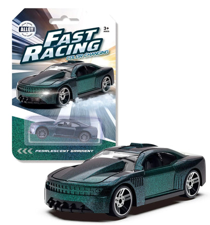 1:64 Color Change Alloy Car Toys for Kids Temperature Sensing Inertial Pull Back
