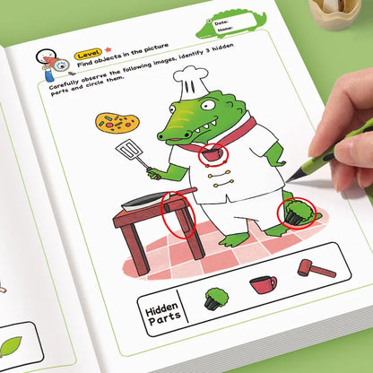Find Hidden Pictures Matching Game Montessori Kids Visual Tracking Concentration Trainting