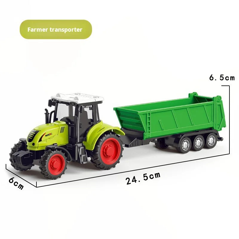 1pcs Simulation Farm Vehicles Mini Car Model Engineering Car
