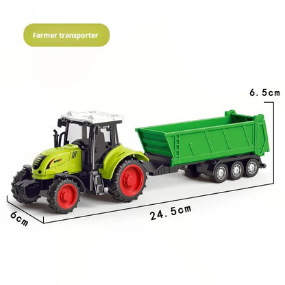 1pcs Simulation Farm Vehicles Mini Car Model Engineering Car