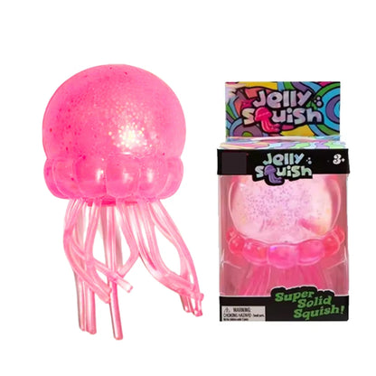 Glitter Octopus Squishy Glitter Jellyfish Squishy with Box Dumplings