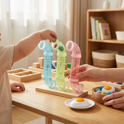 DIY Montessori Busy Board Accessories, Wooden Sensory Educational Toy