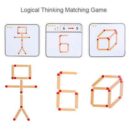 Geometry Board Game Logic Thinking Match Training Educational Toys