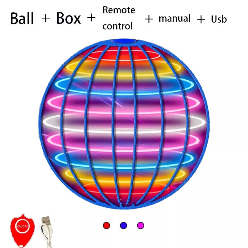 Flying Ball Boomerang Flyorb Magic With LED Lights Drone Hover Ball